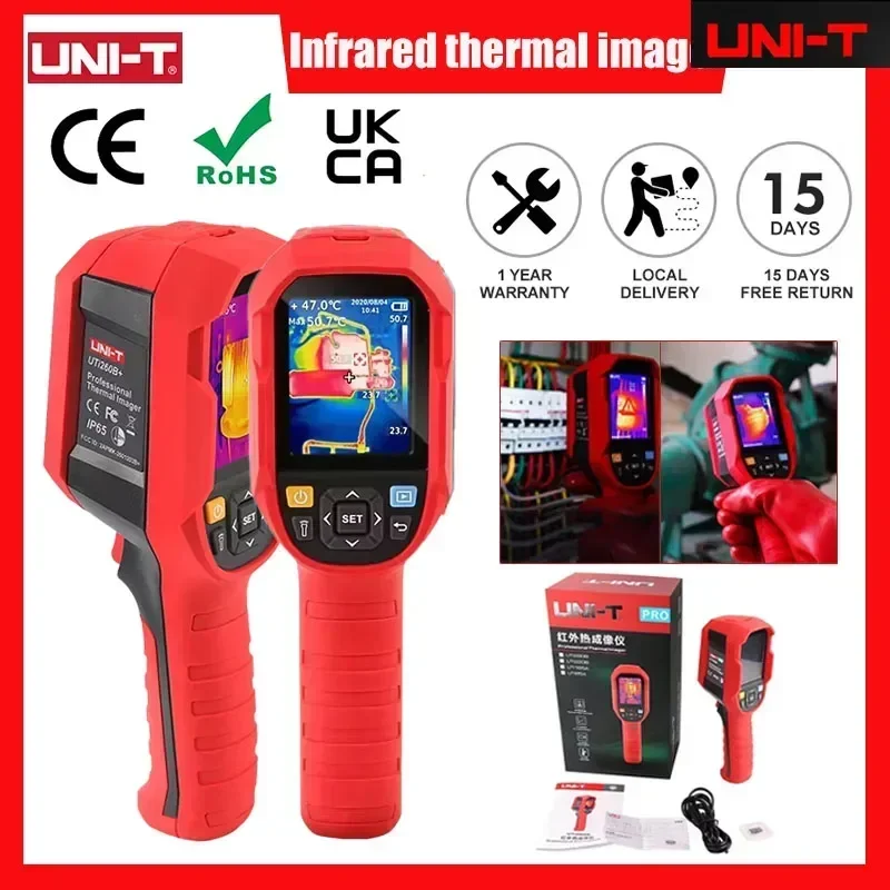 UNI-T UTI260B+ UTI165B+ Ręczna – Nf 521 Thermal Imaging Camera recenzja i cena