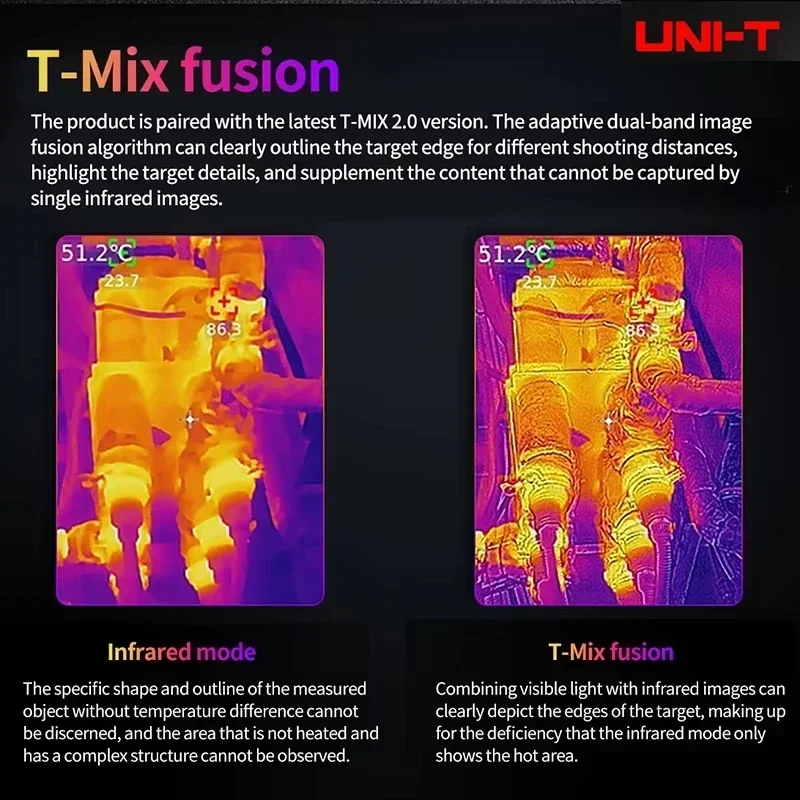 UNI-T UTI260B+ UTI165B+ Ręczna – Nf 521 Thermal Imaging Camera recenzja i cena